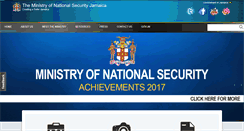 Desktop Screenshot of mns.gov.jm