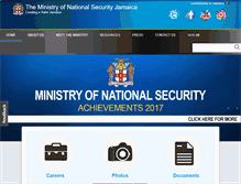 Tablet Screenshot of mns.gov.jm
